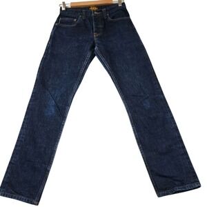 Brave Star Selvage Jeans Men's 30x30 Made in USA Raw Denim Button Fly Straight